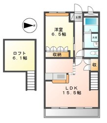 明石駅 バス7分  井出下車：停歩2分 2階の物件間取画像